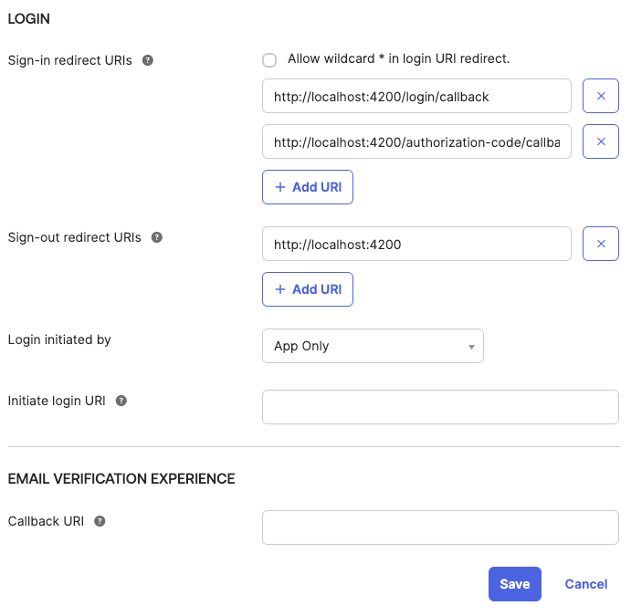 Fig: URI configuration