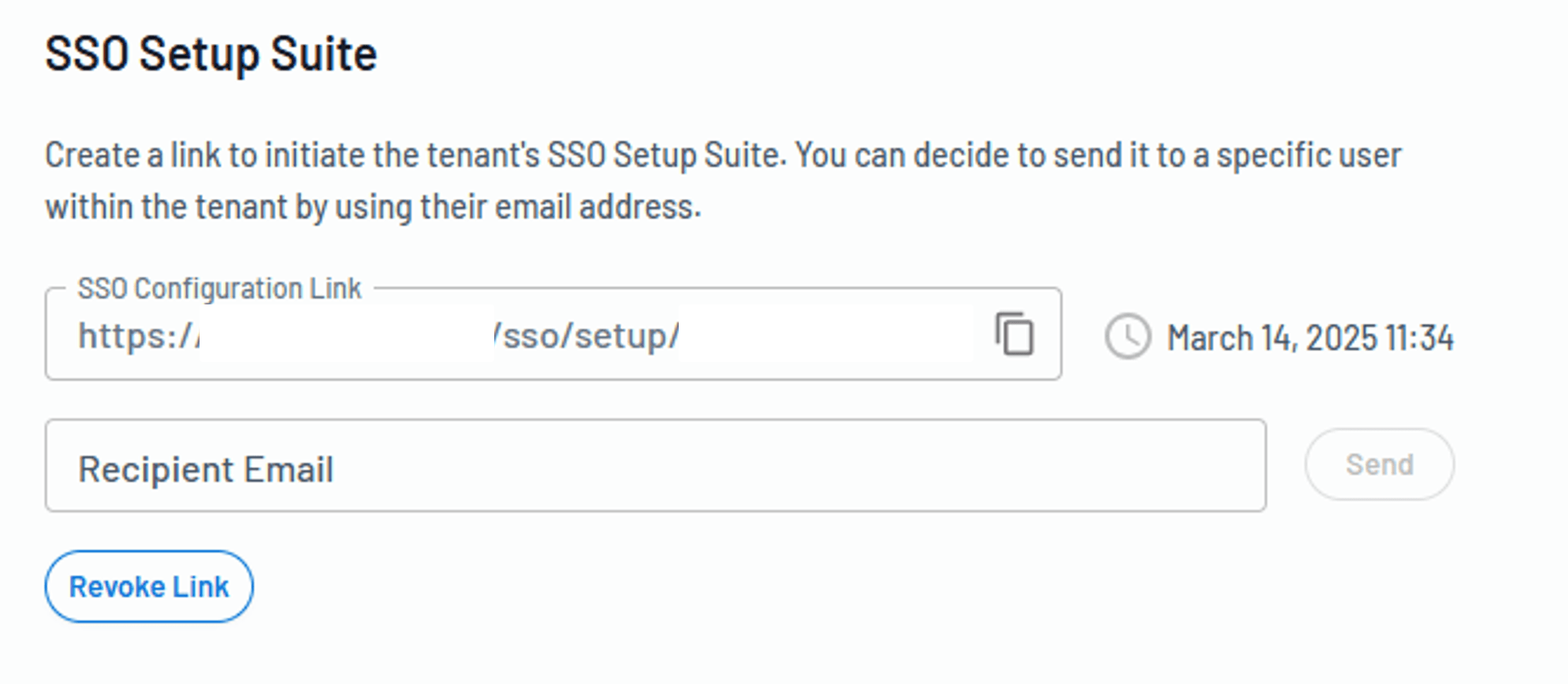 SSO configuration settings 2