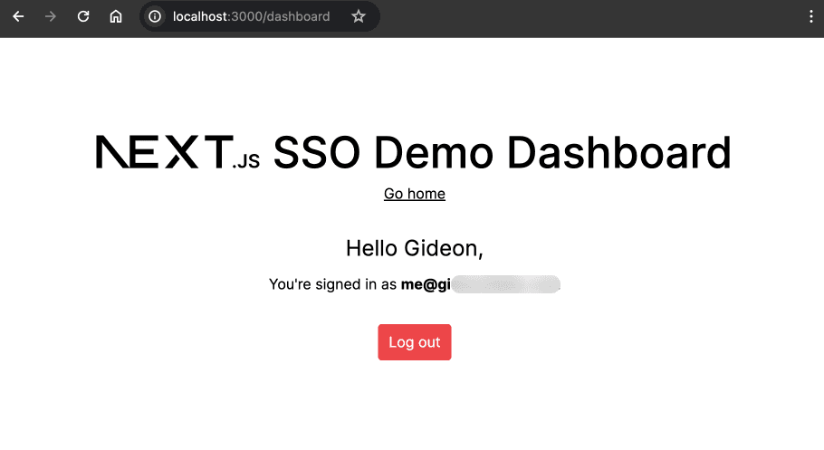 SSO tutorial Descope demo 4
