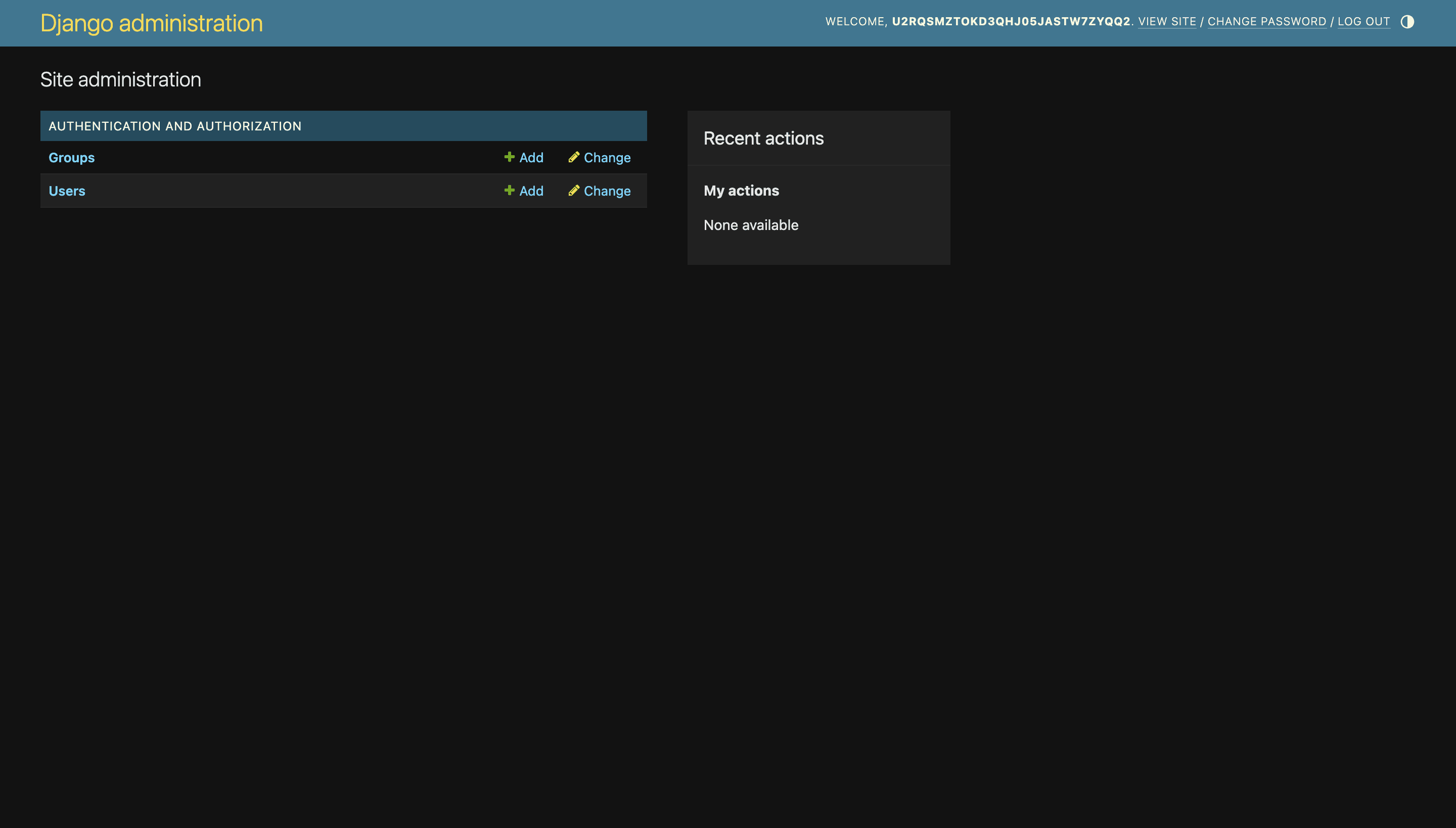 Admin Dashboard Django App