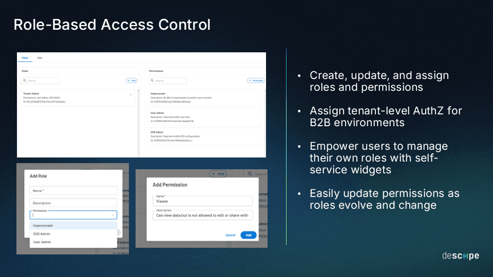 Descope RBAC slide image