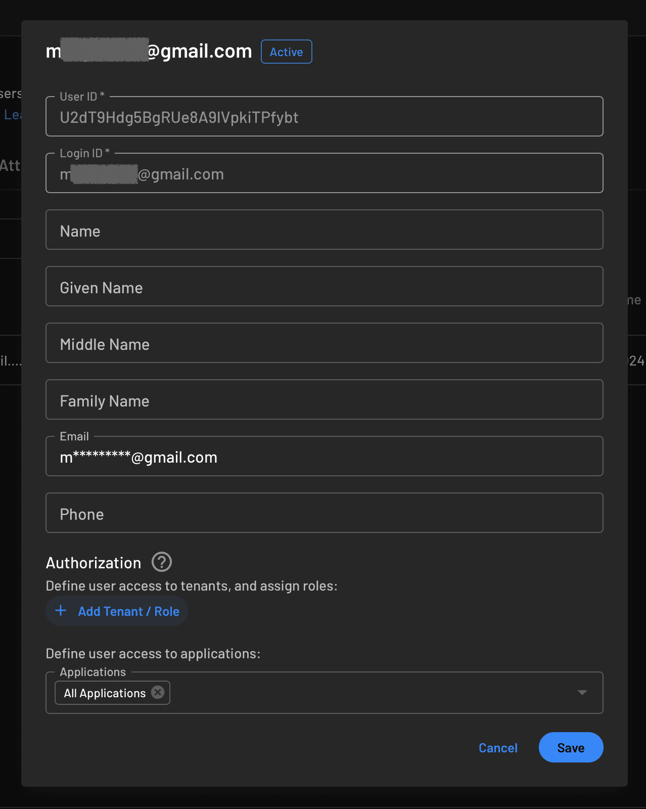 Swift tutorial Descope add user data