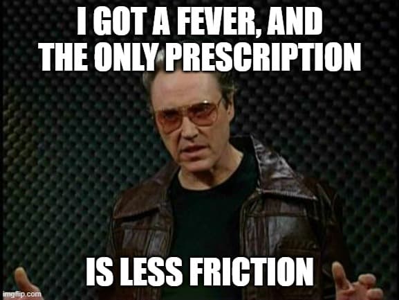 Friction cowbell