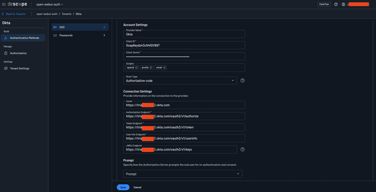 Fig: The connection details