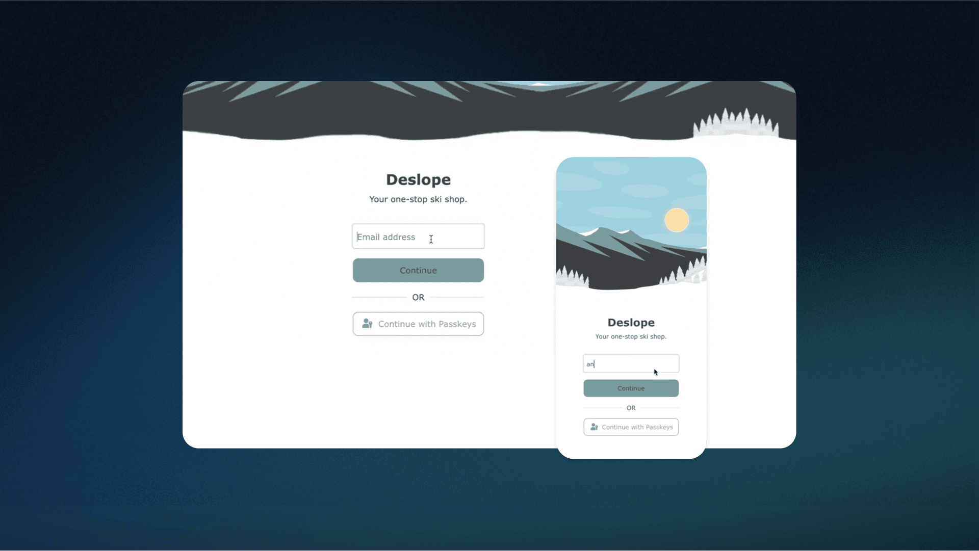 Descope native mobile flows