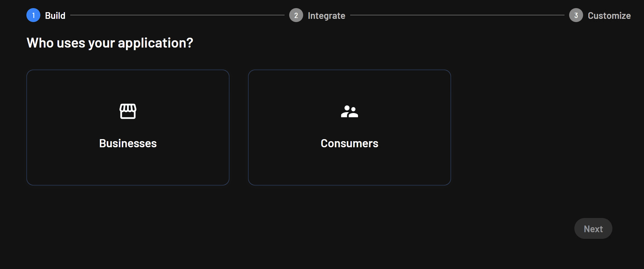 Fig: Descope Console Getting Started page