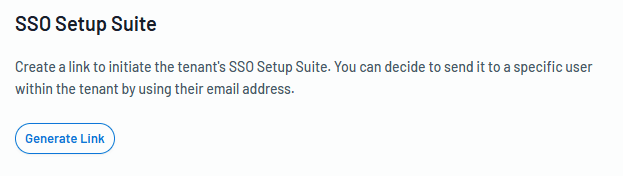 SSO Setup Suite set up