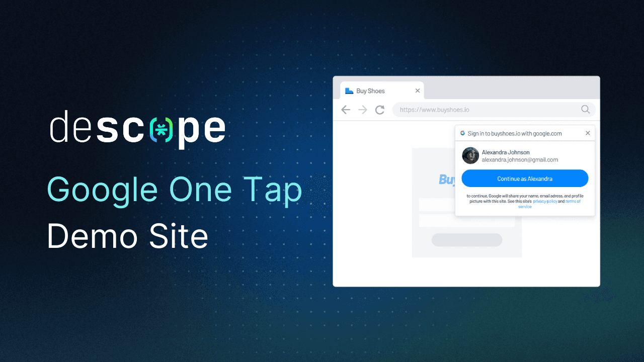One Tap demo site image