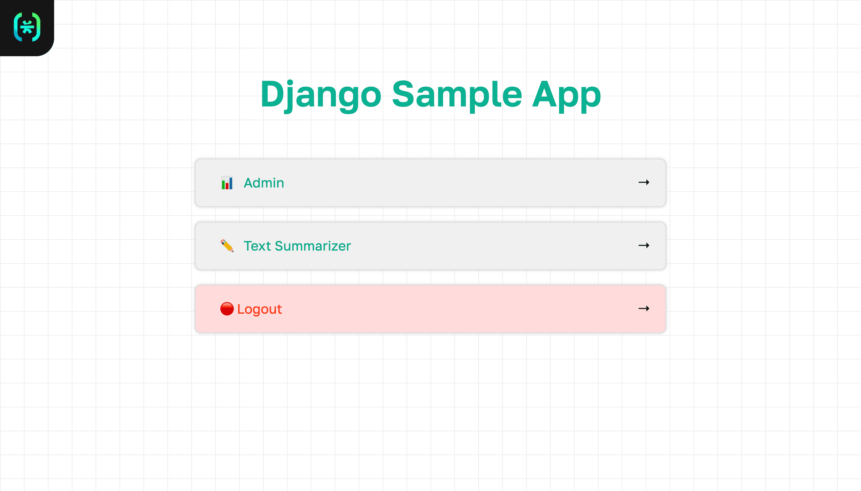 Home Page Django App
