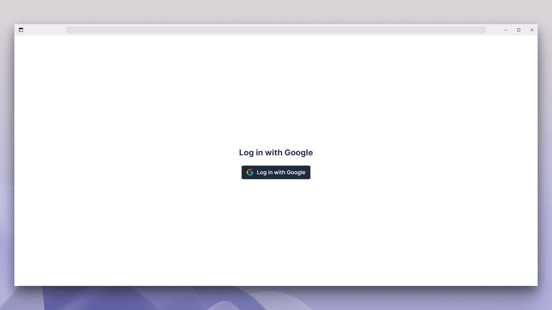 React OAuth Login Page from Scratch