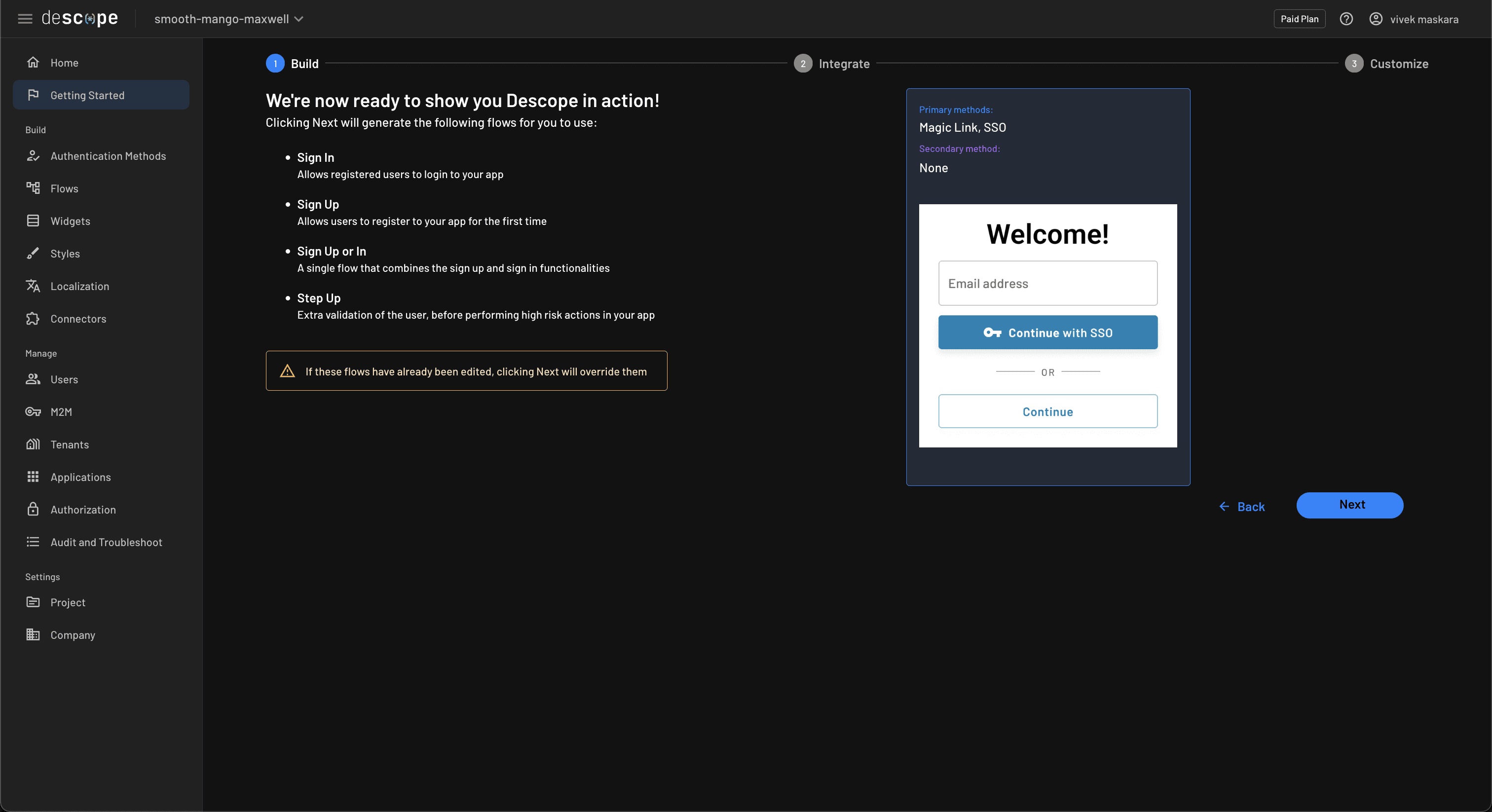Fig: Review authentication methods