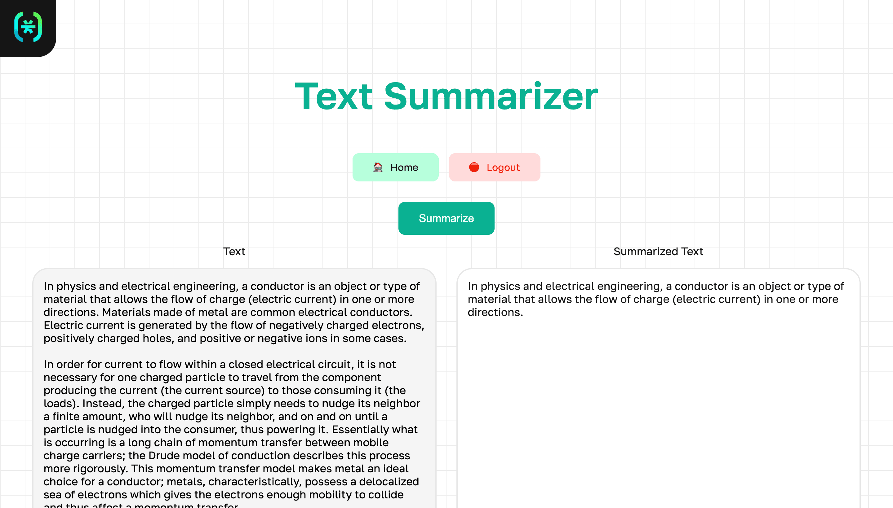 text summarizer