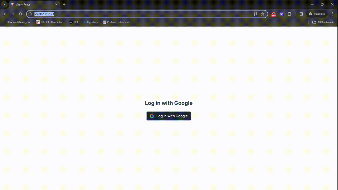 React OAuth App Flow From Scratch