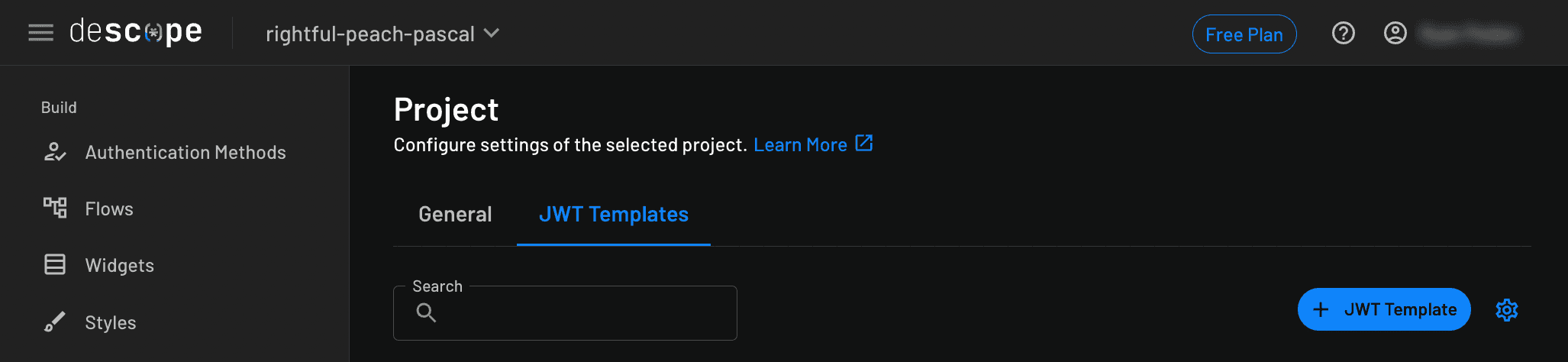 Fig: Add JWT template