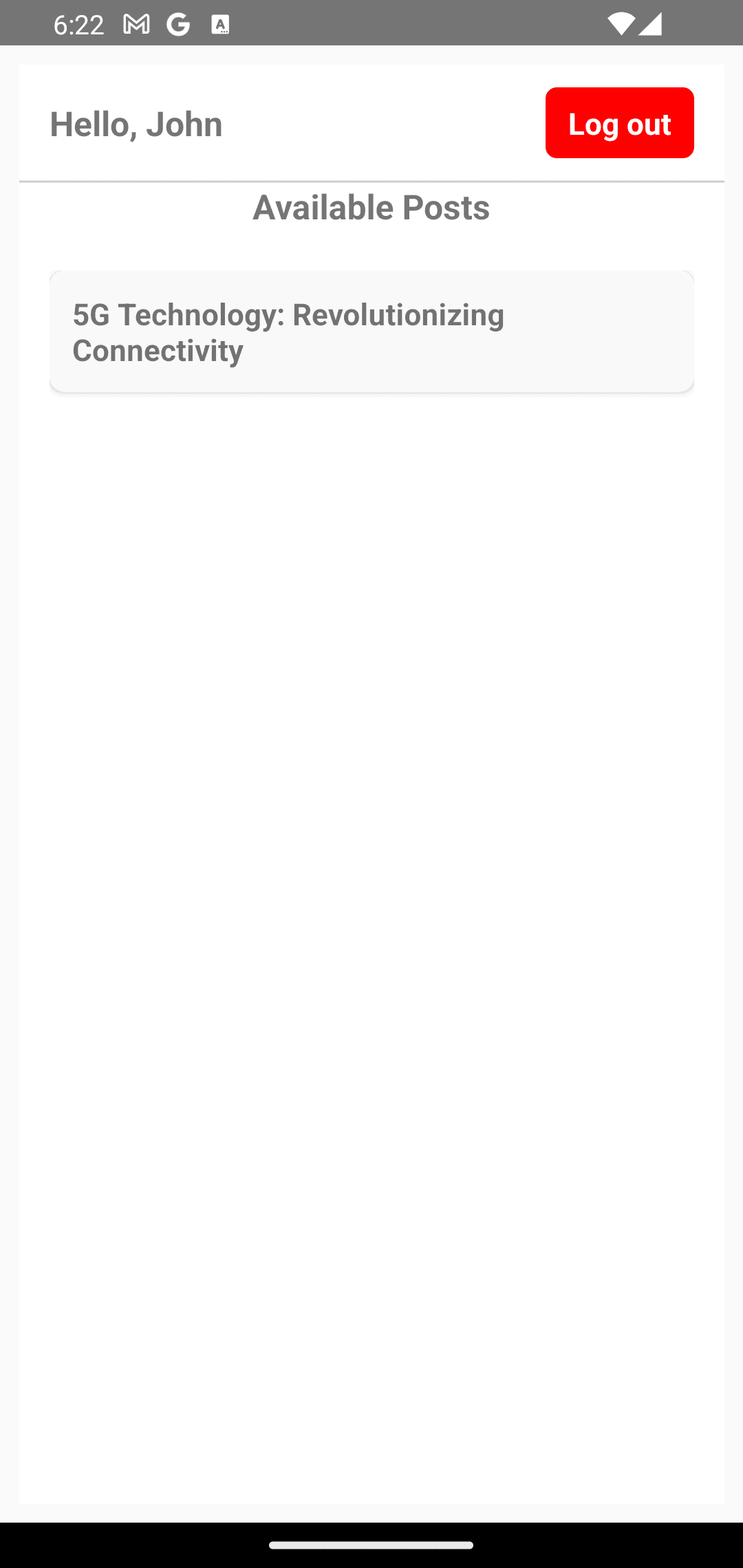 Descope react native auth demo logging in as viewer