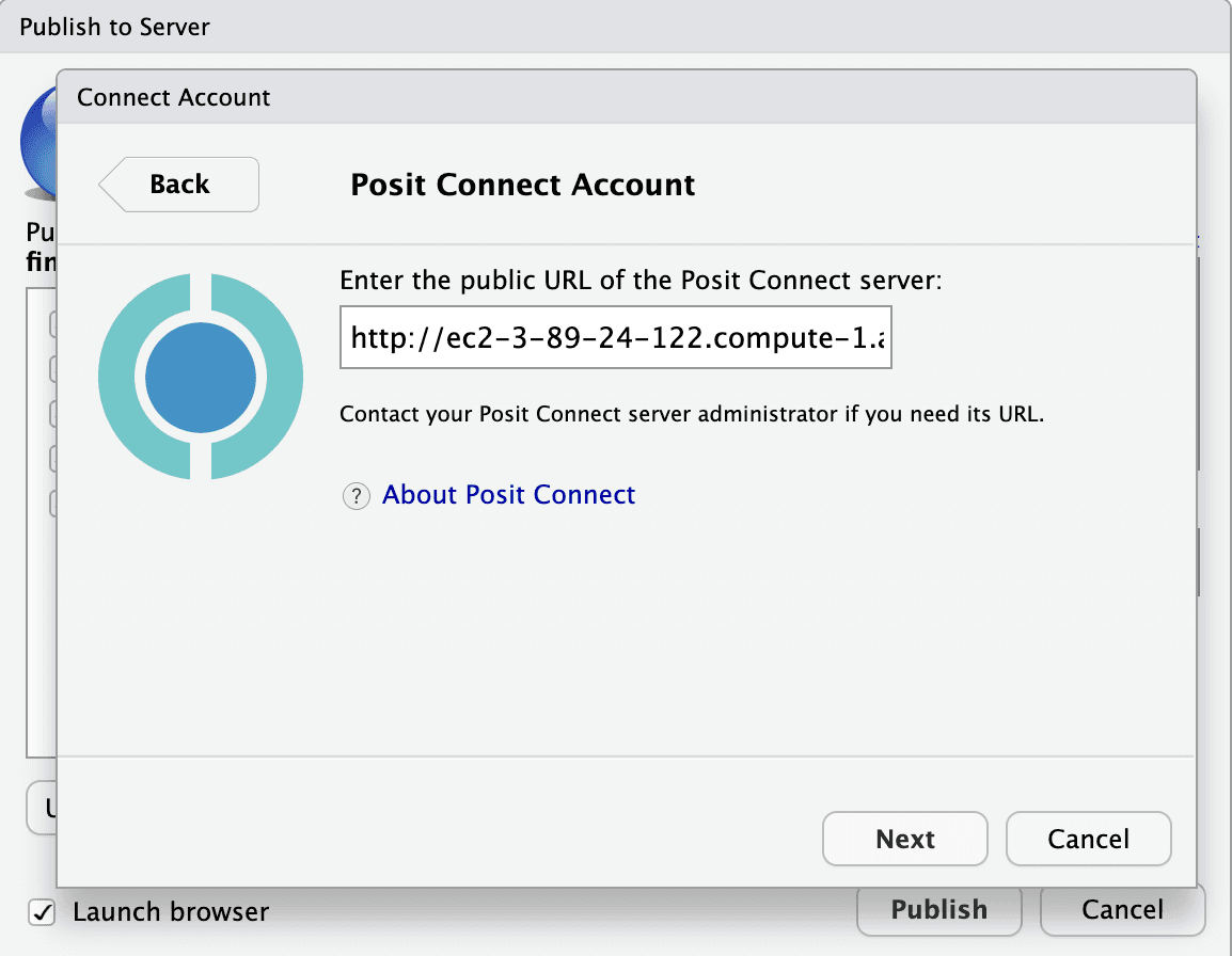 Fig: Add Posit Connect account